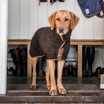 Hundebademantel | Brown 