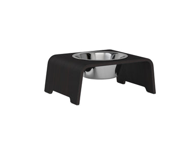 dogBar® |  SINGLE   | Eiche Dunkel | Edelstahl | S 